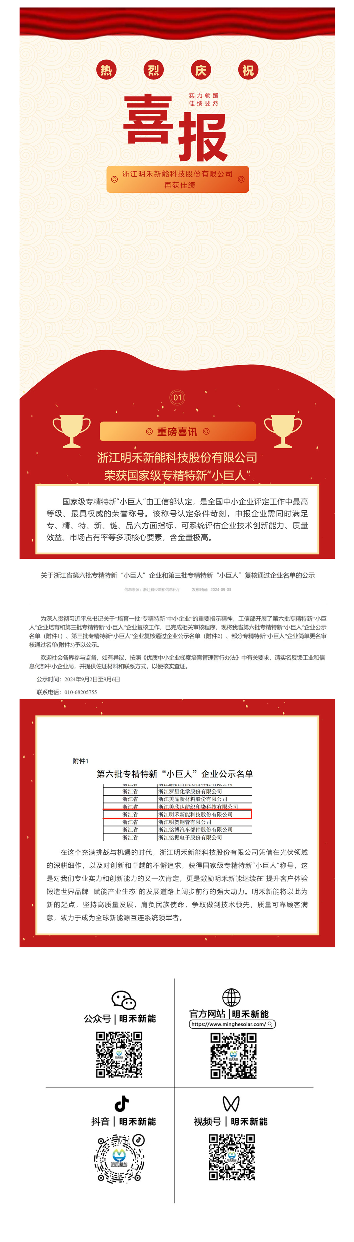 【企业风采】喜报！明禾新能荣获国家级专精特新“小巨人” ！_副本.jpg